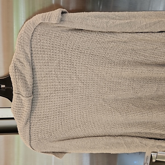 💕BAREFOOT DREAMS💕 CozyChic Lite Coastal Cardigan ~ Ocean Light Blue XS NWT - Picture 12 of 16